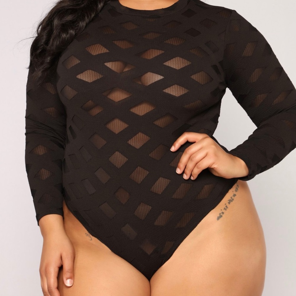 Fashion Nova Curve Edges That Scratch Bodysuit